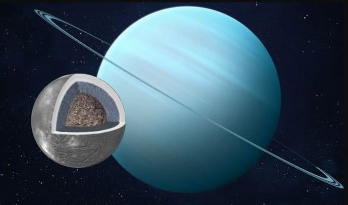 Sorprendentes evidencias revelan la existencia de un antiguo océano bajo la superficie de Ariel