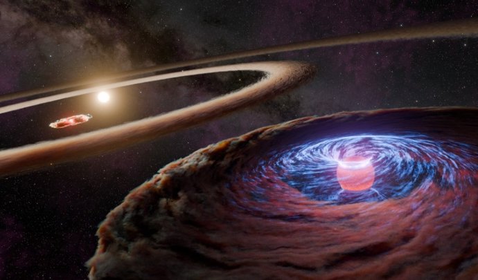 Así es cómo los astrónomos han visto un planeta formándose a 437 años luz de la Tierra